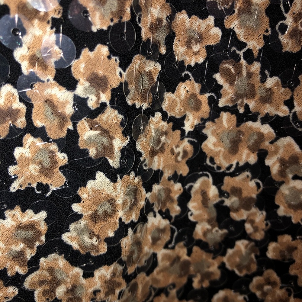 Vintage Liz Claiborne All sequenced printed dress. - Picture 3 of 7